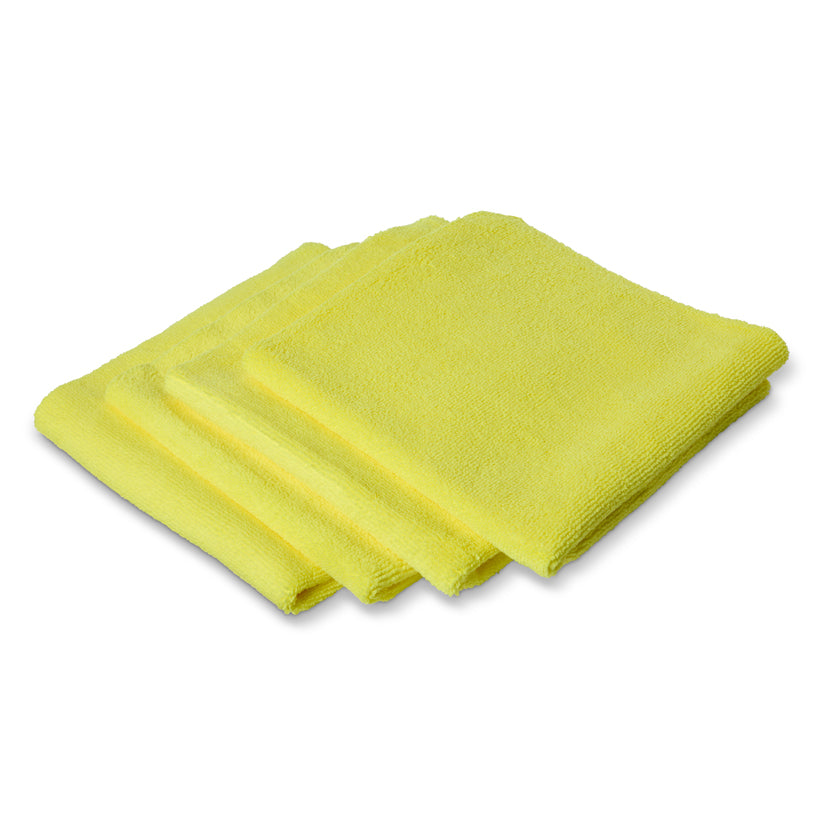 Yellow Microfiber Cloth 16x16 inches Item #6386 DDT-EL 1616Y-4