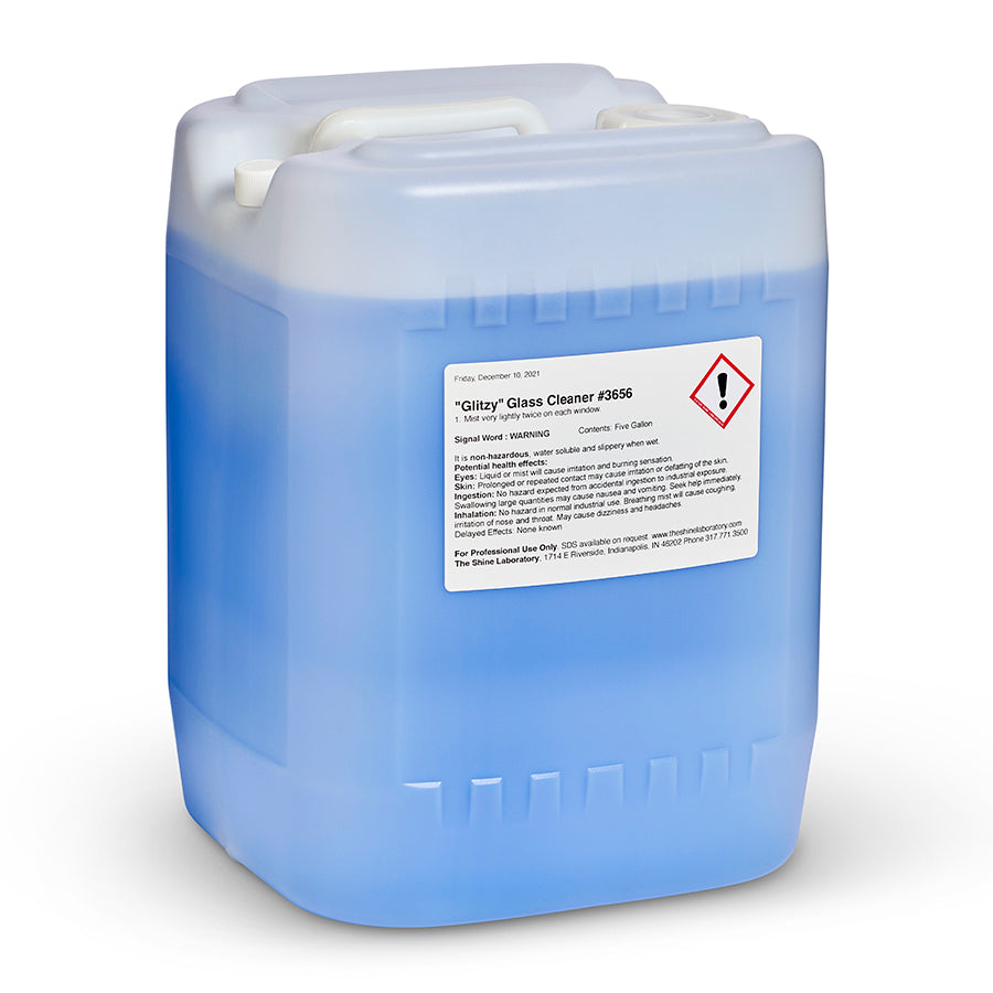 "Glitzy" Glass Cleaner Item #3656 Five Gallon