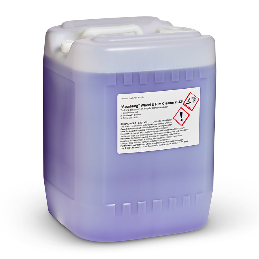 "Sparkling" Wheel & Rim Cleaner Item #3434 Five Gallon