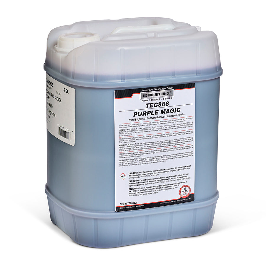 Technician's Choice ECP Purple Magic Wheel Brightener Item #9130 Magic TEC888 Five Gallon