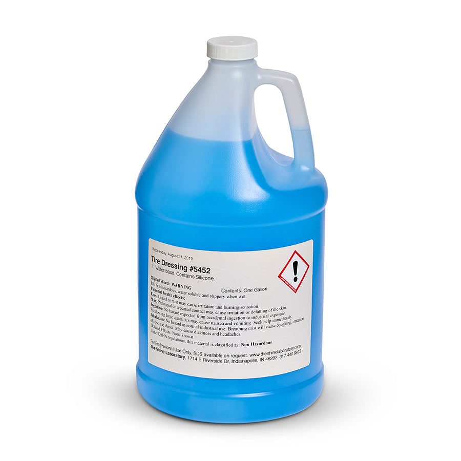 Terrific" Tire Dressing Item #5452 One Gallon The Shine Laboratory Terrific" Tire Dressing Item #5452 One Gallon The Shine Laboratory