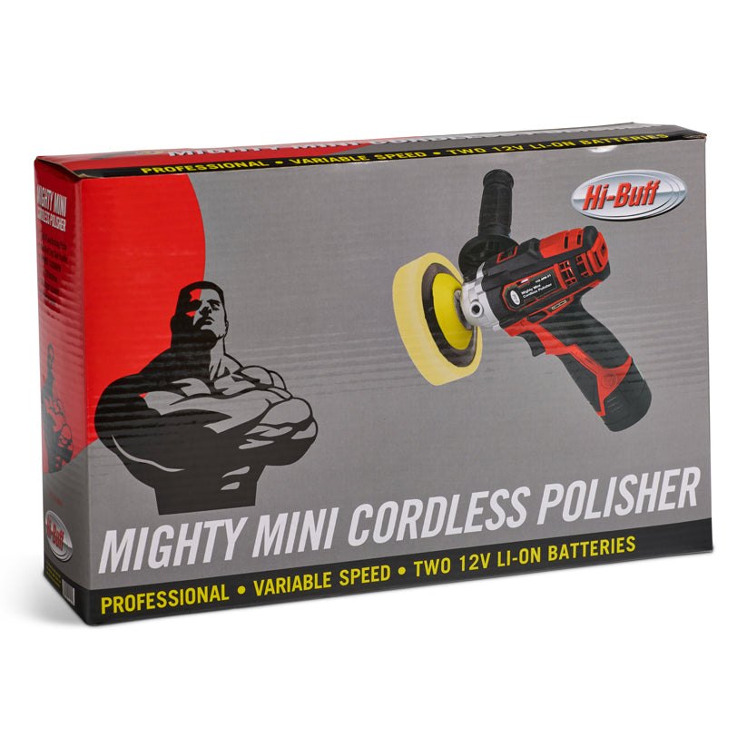 Mighty Mini Cordless Polisher Variable Speed Item #6590. HB-MM-01