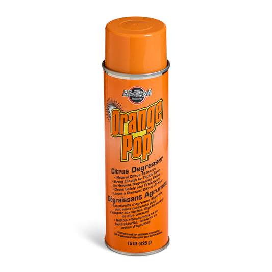 Orange Pop Aerosol Citrus Degreaser. Item #7352. Hi-Tech