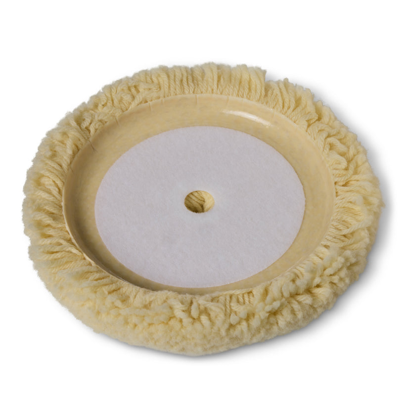 Wool Buffing Pad 8 inch diameter. Item #6526