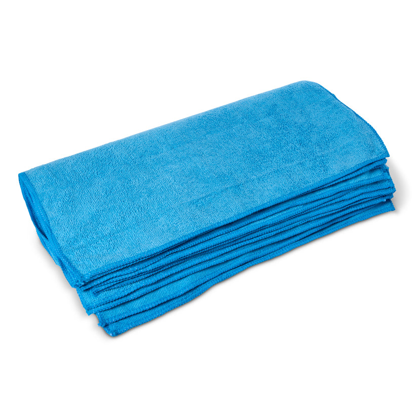 Towels: Microfiber Blue 16x16 inches Item #6385 Hi-Tech HT-20A – The ...