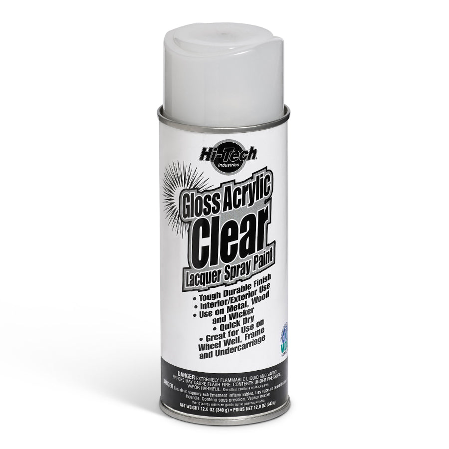 Spray Paint: Clear Gloss Acrylic Item #7380 Hi-Tech