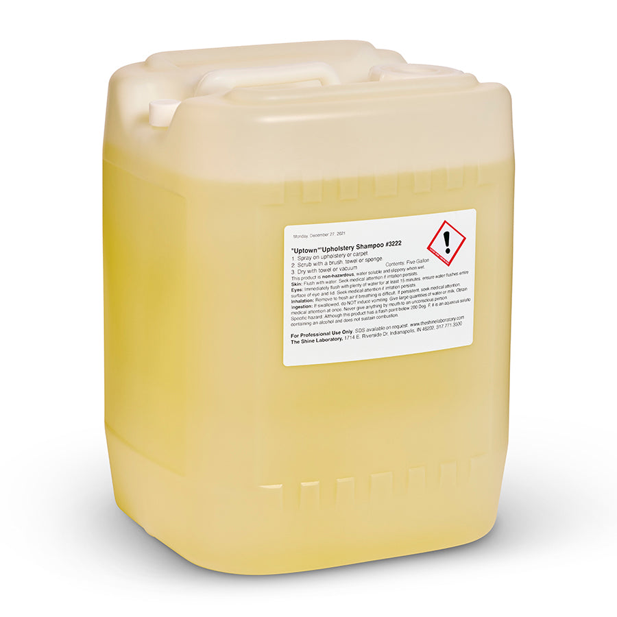 "Uptown" Upholstery Cleaner Item #3222 Five Gallon