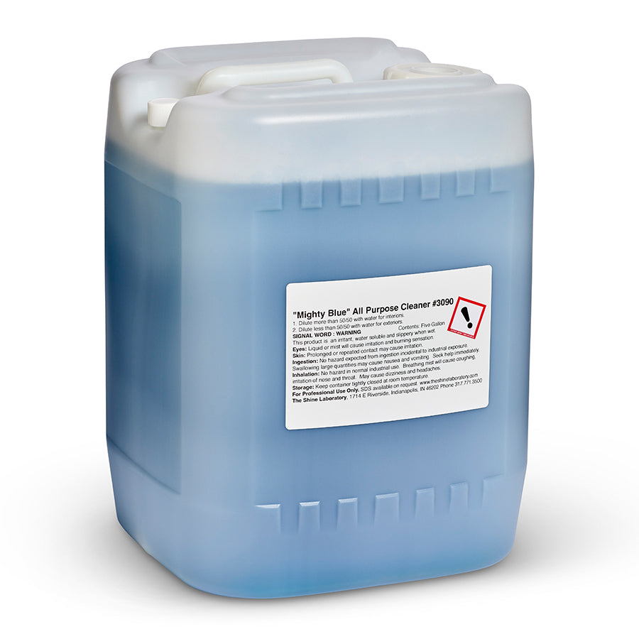 "Mighty Blue" All Purpose Cleaner Item #3090 Five Gallon